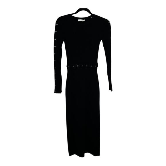 A.L.C. Sophie Dress Black Merino Wool Size XS - Picture 2 of 13